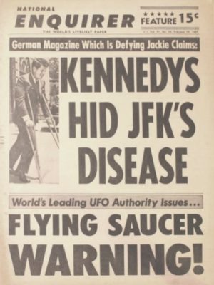 National Enquirer newspaper cover, 1967
